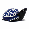 Soapstone Turtle - Dark Blue