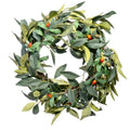 Red Co. 22 Olive Leaf All-Season Wreath, Door Backdrop Ornaments, Home Décor Collection