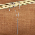 High-Polished Sterling Silver Minimalist Pendant Necklace - Yerevan's Elegance