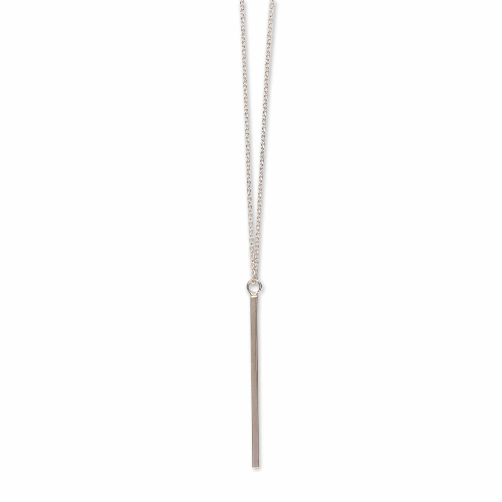 High-Polished Sterling Silver Minimalist Pendant Necklace - Yerevan's Elegance