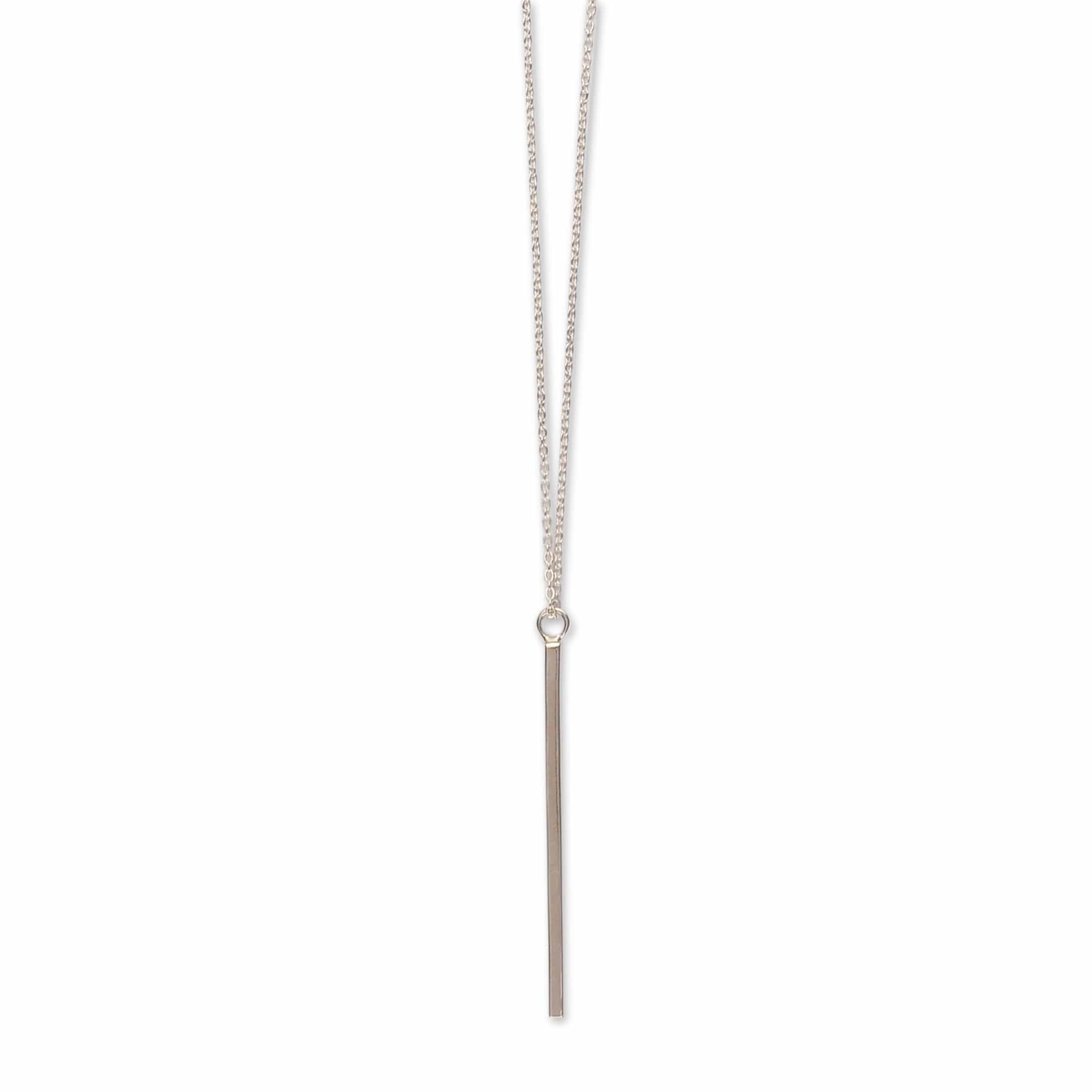 High-Polished Sterling Silver Minimalist Pendant Necklace - Yerevan's Elegance