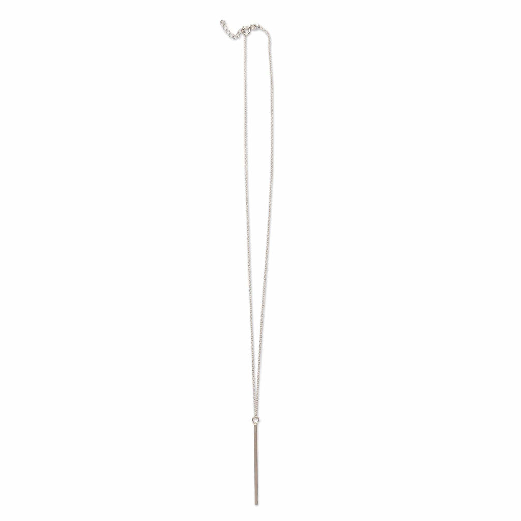High-Polished Sterling Silver Minimalist Pendant Necklace - Yerevan's Elegance