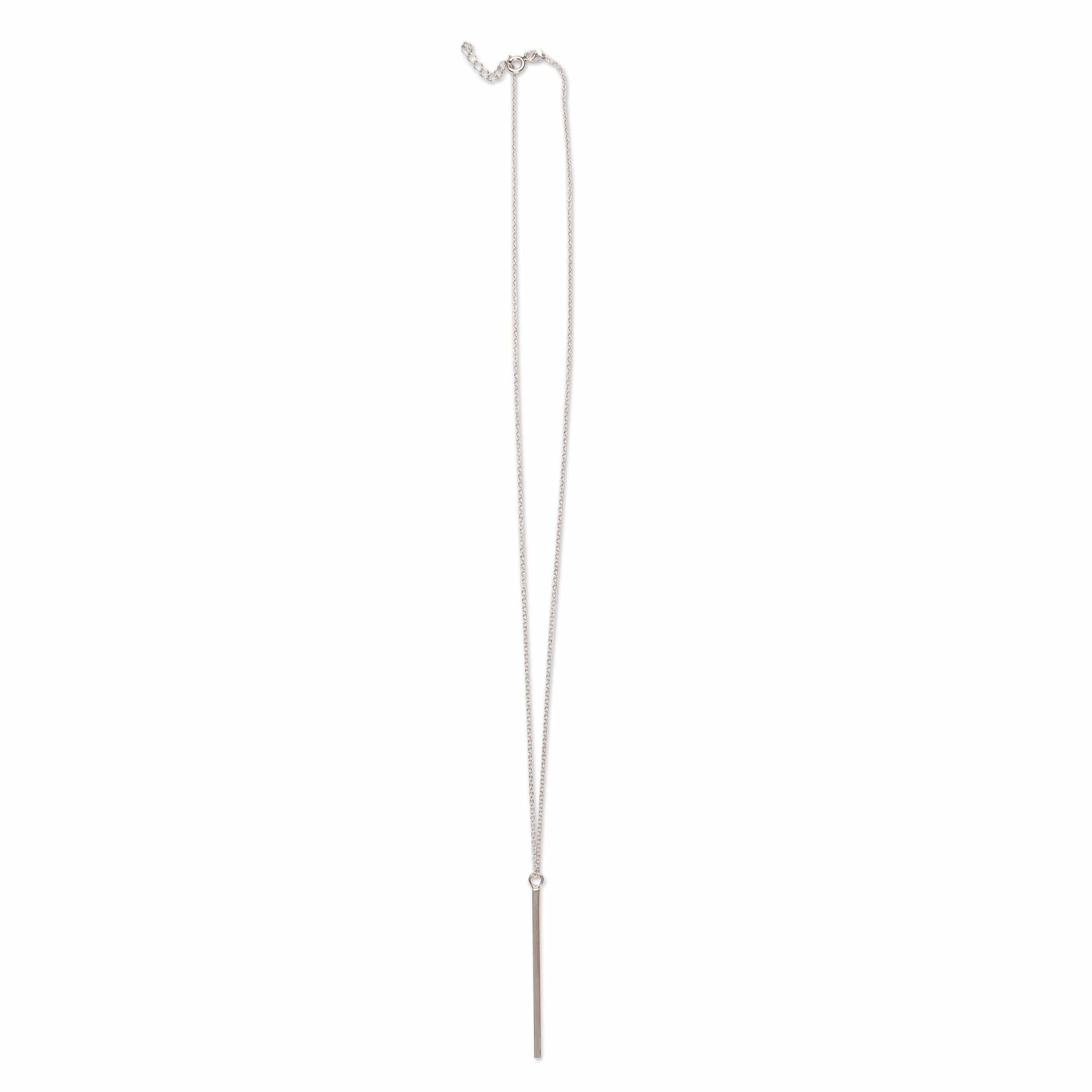 High-Polished Sterling Silver Minimalist Pendant Necklace - Yerevan's Elegance