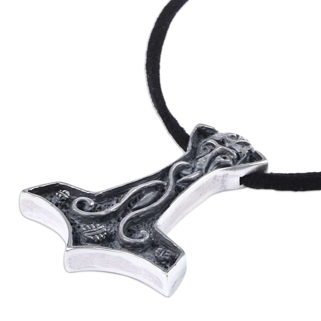 Men's Classic Anchor Sterling Silver Pendant Necklace - Anchor