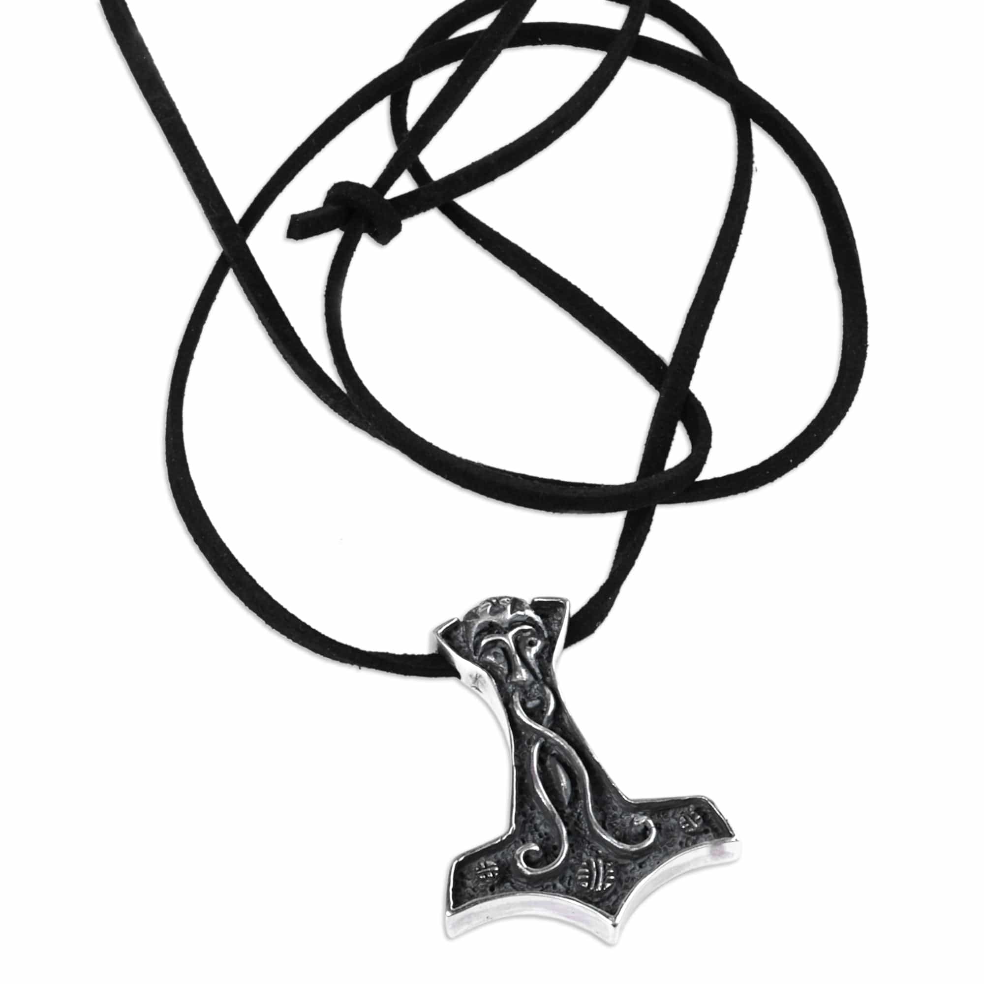 Men's Classic Anchor Sterling Silver Pendant Necklace - Anchor